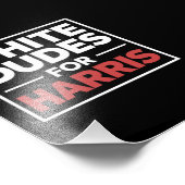 Impression Photo Des Mecs Blancs Pour Kamala-Harris Pour Le Préside (Coin)