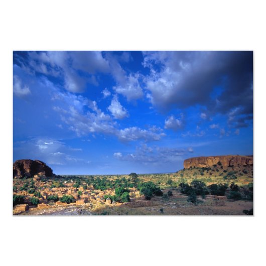 Impression Photo Des nuages balayant le ciel (Devant)