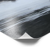 Impression Photo Des nuages sombres de fumée et de feu émergent (Coin)