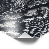 Impression Photo Des tourbillons nuageux au-dessus des îles du Cap (Coin)