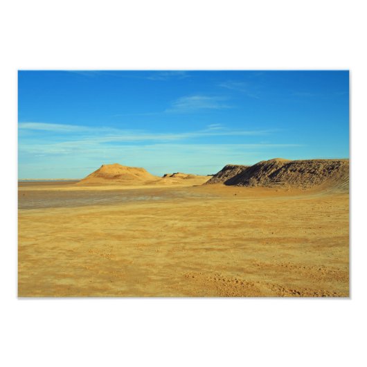 Impression Photo Désert du Sahara, Tunisie (Devant)