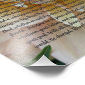 Impression Photo Desiderata Poem Blush Pink Dahlia Bloom (Coin)