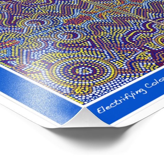 Impression Photo Design de points d'inspiration autochtone par Gina (Coin)