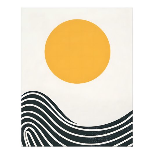 Impression Photo Design scandinave boho moderne (Devant)