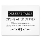 Impression Photo Dessert Table Mariage Réception Imprimer (Devant)