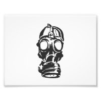 dessin à la main de l'illustration Masque de gaz