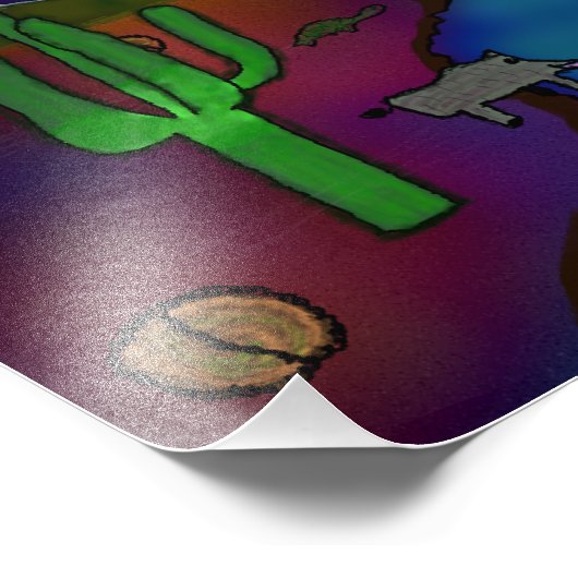 Impression Photo Dessin de dessert (Coin)