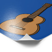 Impression Photo Dessin de guitare (Coin)
