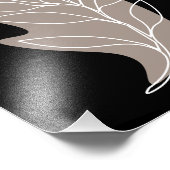 Impression Photo dessin d'embranchement abstrait (Coin)