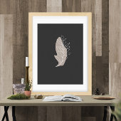 Impression Photo dessin d'embranchement abstrait