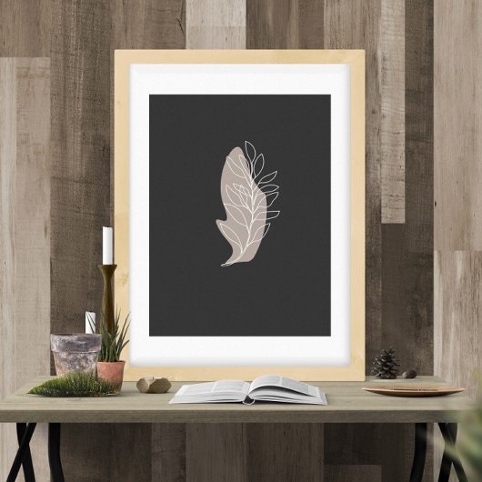 Impression Photo dessin d'embranchement abstrait