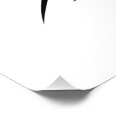 Impression Photo Dessin minimaliste d'une femme abstraite en ligne (Coin)