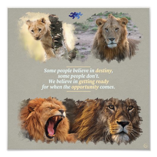 Impression Photo Destiny or opportunity? (Devant)