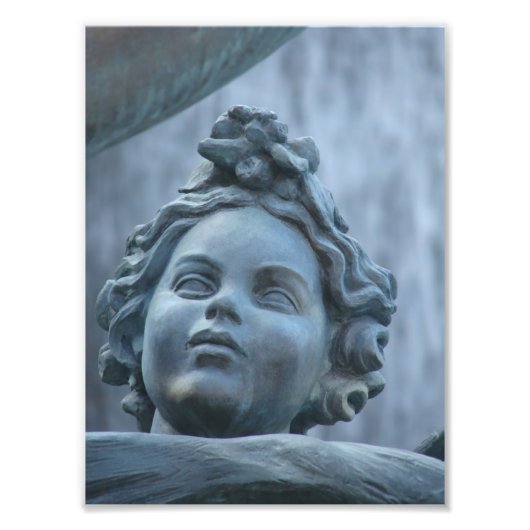 Impression Photo Détail de la fontaine de Dianna (Devant)
