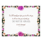 Impression Photo Deutéronome 31, N'Ayez Pas Peur, (Devant)