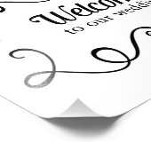 Impression Photo Deux coeurs Bienvenue à notre signe Mariage (Coin)