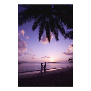 Impression Photo Deux sur la plage, Windjammer Landing, Sainte-Luci