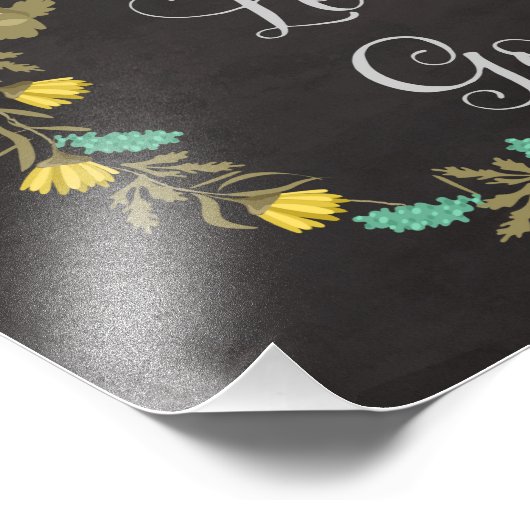 Impression Photo Devis Floral Imprimer, Devis Inspirant (Coin)