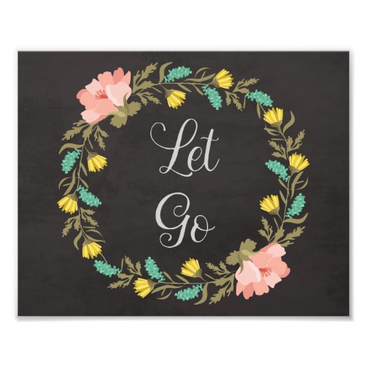 Impression Photo Devis Floral Imprimer, Devis Inspirant (Devant)