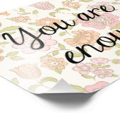 Impression Photo Devis Floral Imprimer, Devis Inspirant (Coin)