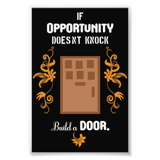 Impression Photo Devis motivationnels d'opportunité (Devant)