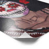 Impression Photo Dia De Los Muertos Dame Rouge (Coin)