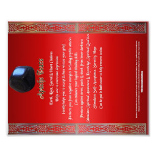 Impression Photo Diagramme de propriété de larmes d'Apache