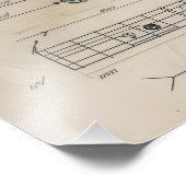 Impression Photo Diagramme Vintage (Coin)