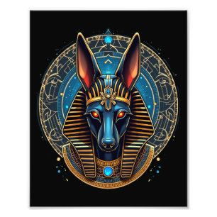 Impression Photo Dieu égyptien Anubis Mythologie de l'Égypte antiqu