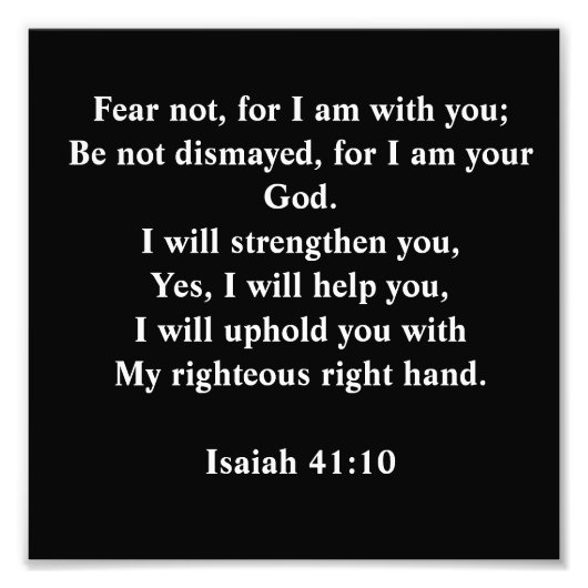 Impression Photo Dieu est fidèle (Devant)