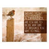 Impression Photo Différence Que Vous Voulez Faire (Devant)