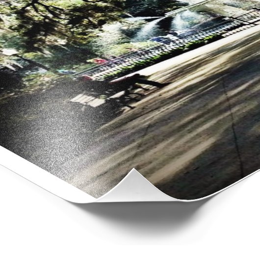 Impression Photo Dimanche à Forsyth Park, Savannah (Coin)