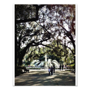 Impression Photo Dimanche à Forsyth Park, Savannah