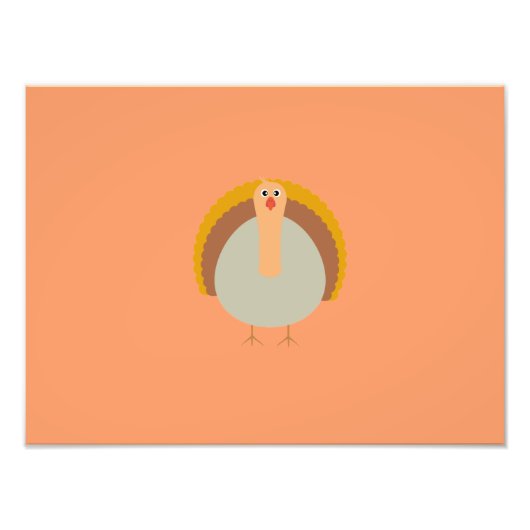 Impression Photo Dinde de Thanksgiving (Devant)