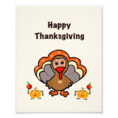 Impression Photo Dinde de Thanksgiving avec des amis (Devant)