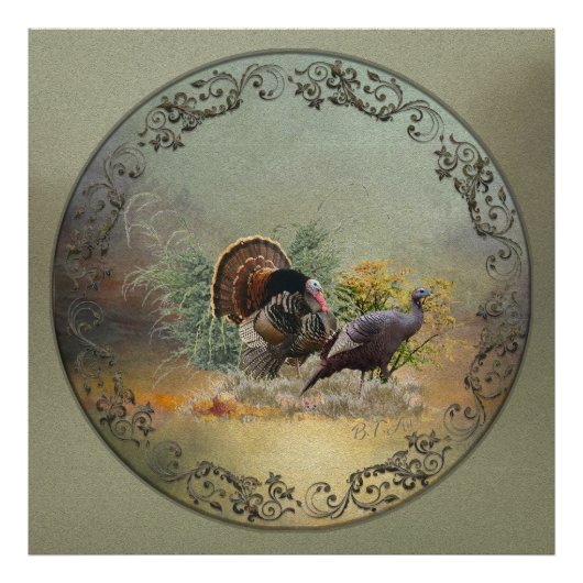 Impression Photo Dinde sauvage (Devant)