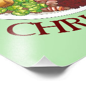 Impression Photo Dîner de Noël UK Festive British Food (Coin)