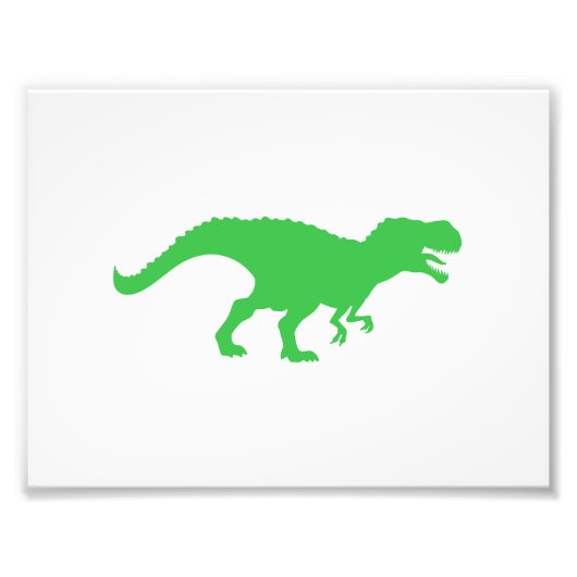 Impression Photo Dinosaur T-Rex - Choose background color (Devant)