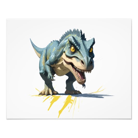 Impression Photo Dinosaur Vector Graphisme Art Portrait Animal Spir (Devant)