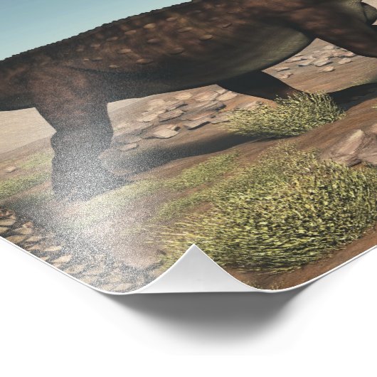 Impression Photo Dinosaure de Prestosuchus - rendu 3D (Coin)