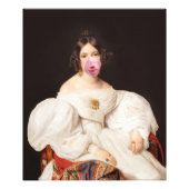 Impression Photo Divinité de Bubble Gum Éclaté (Devant)