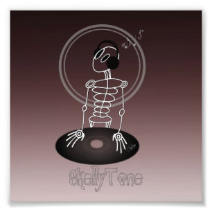 Impression Photo DJ Skeleton