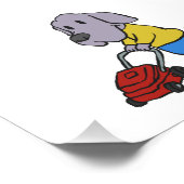 Impression Photo Dog gardener with lawn mower choose (Coin)