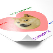 Impression Photo Doge Beaucoup de Valentines Jour Très Amoureux Tel (Coin)