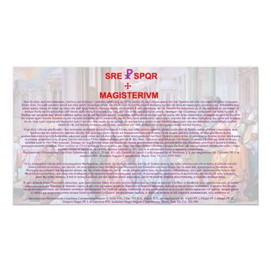 Impression Photo Dogma de Fide Orthodoxa (Devant)