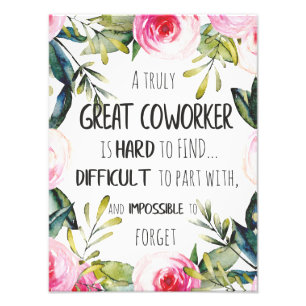 Impression Photo Don Aller-loin pour collègue de travail Laisser ca