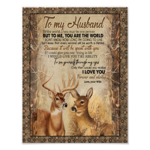 Impression Photo Don du mari  Lettre à mon mari ou à ma femme