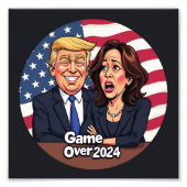 Impression Photo Donald Trump Kamala harris (Devant)