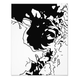 Impression Photo Doodle de fleurs