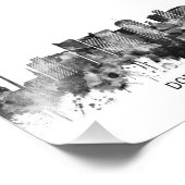 Impression Photo Dortmund Allemagne Skyline BW (Coin)